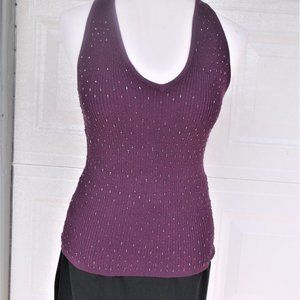 Georgio sudio VTG purple Silk cami sweater